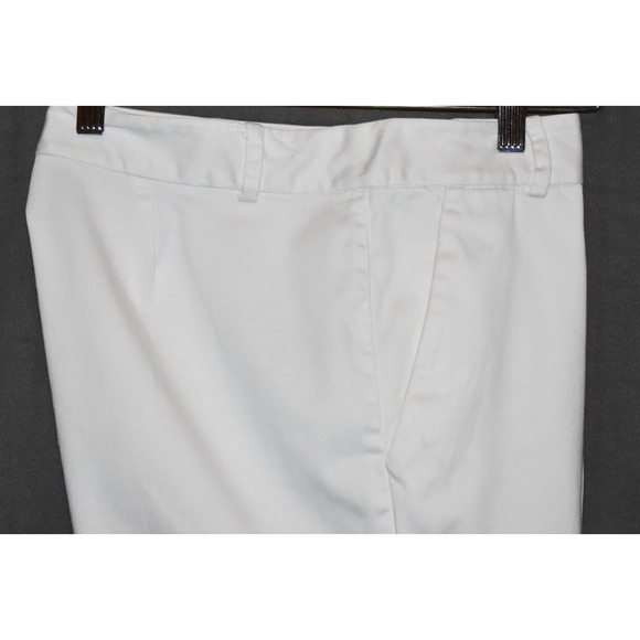 Ralph Lauren Shorts Womens 12 White LRL Bermuda Pockets Chino Casual Classic 12 - Picture 10 of 15